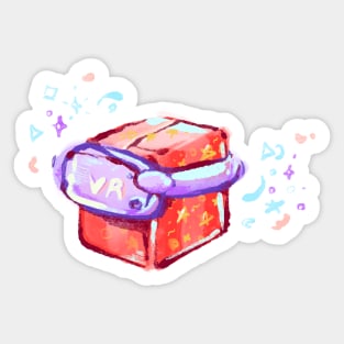 VR Gift Box Sticker